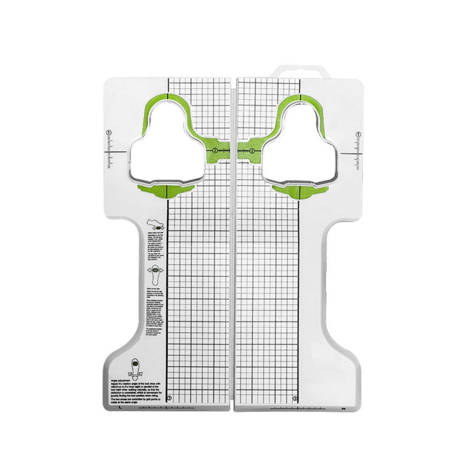 Road Bike Cleats - Polypropylene Cycling Cleat Adjuster Alignment Board