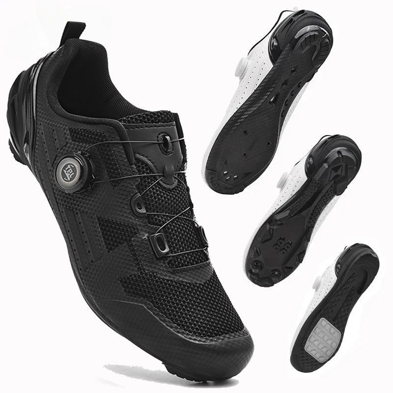 Road Bike Cleats - Road Cycling Shoes male Breathable Summer