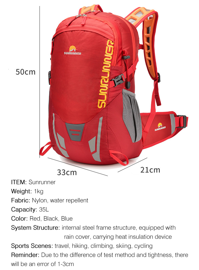 35L Hiking Backpack Bag Large  - Cycling Gear Pack review and price