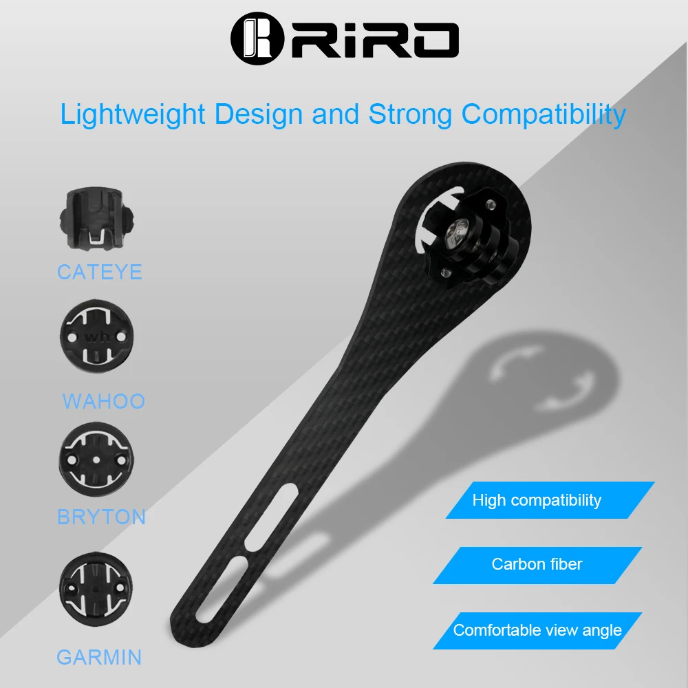 RIRO Carbon Fiber Bike Compute - Cycling Gear Mount review and price