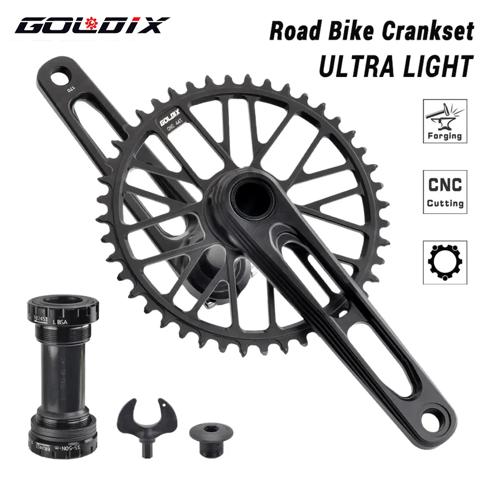 GOLDIX CNC ROAD Cranks Arms Bi - Gravel Bike Tires review and price
