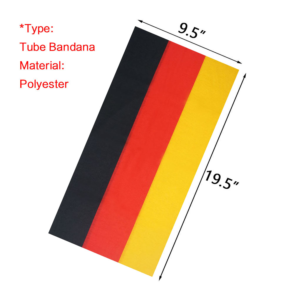 Germany Flag Bandana Neck Gait - Cycling Gear Germany review and price