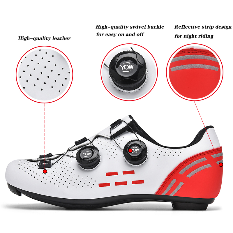 Speed Cycling Sneakers Road Bi - Road Bike Cleats review and price