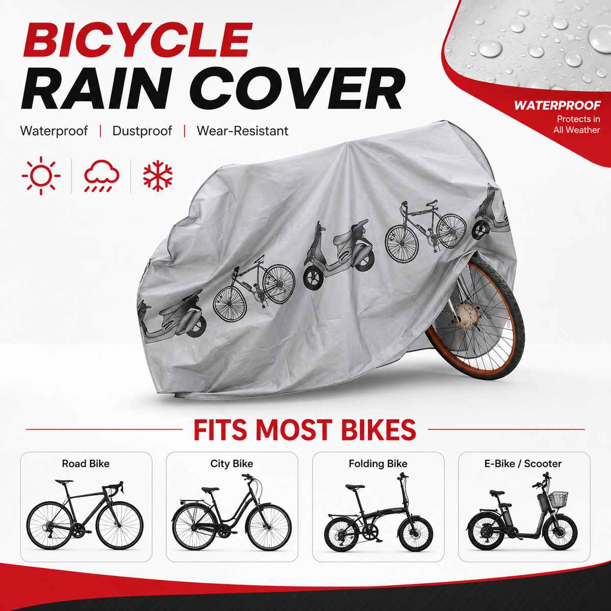 PINMOAP Universal Bicycle Rain - Cycling Gear Pack review and price