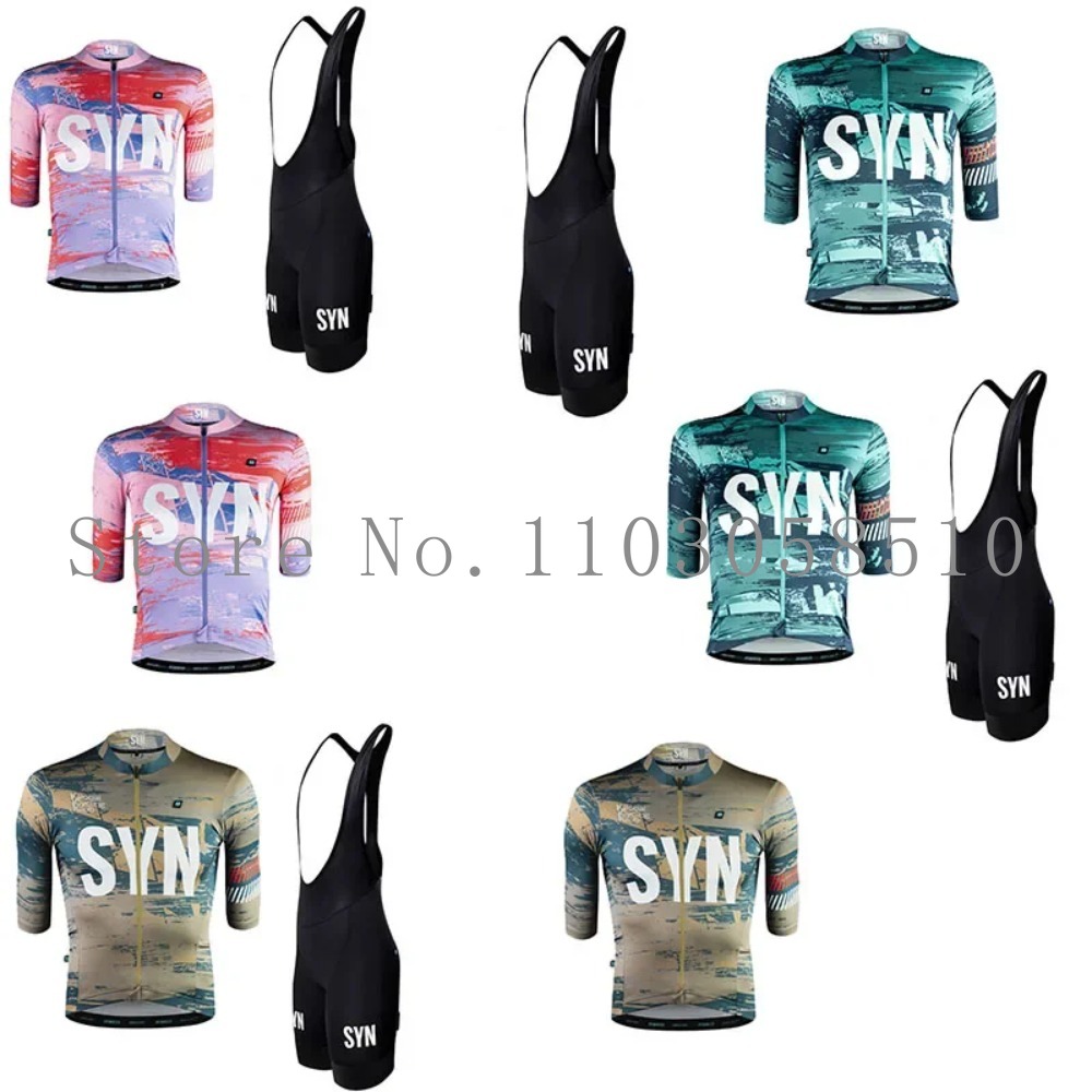 SYN Jersey Men's Bib Sponge Cu - Cycling Gear Outfit review and price