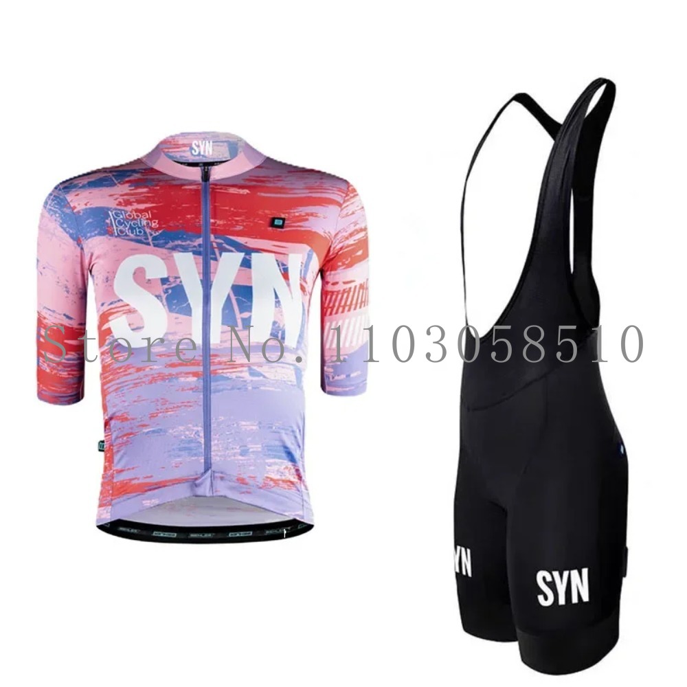 SYN Jersey Men's Bib Sponge Cu - Cycling Gear Outfit review and price
